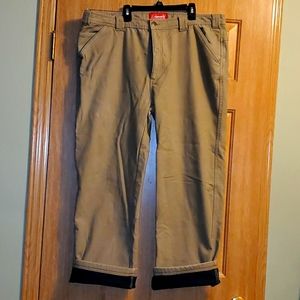 Fleece Lined Work Pants